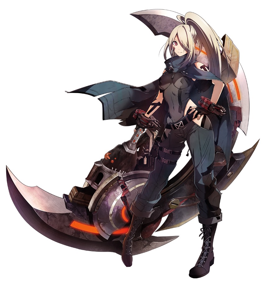 1girl, bare_shoulders, belt, belt_buckle, black_belt, black_legwear, breasts, brown_eyes