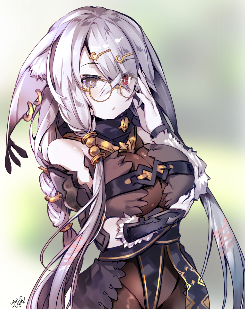 1girl, animal_ear_fluff, animal_ears, atelier_(series), atelier_ryza, bangs, bare_shoulders, black_nails