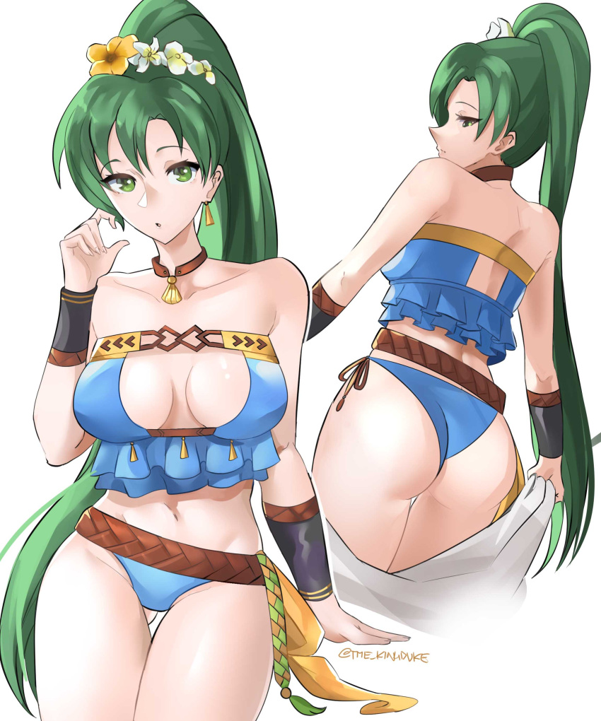 1girl, absurdres, ass, ass_visible_through_thighs, bare_shoulders, breasts, breasts_apart, cute