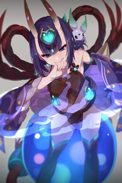 1girl, bangs, bare_shoulders, black_fundoshi, black_legwear, blush, breasts, chinese_clothes