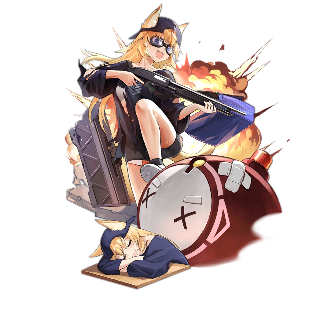 1girl, :d, alternate_costume, animal_ear_fluff, animal_ears, backwards_hat, bag, bangs