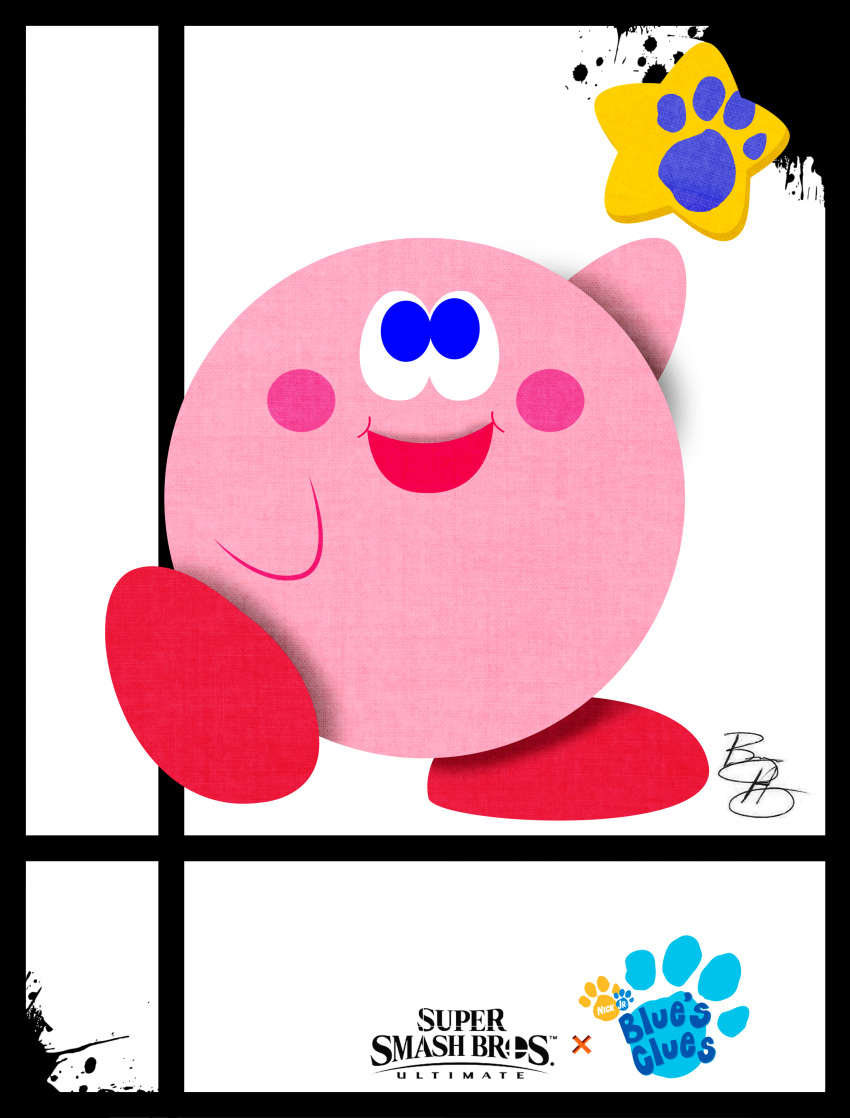 1other, artist_name, blue's_clues, blue_eyes, blush_stickers, hal_laboratory_inc., hoshi_no_kirby, kirby