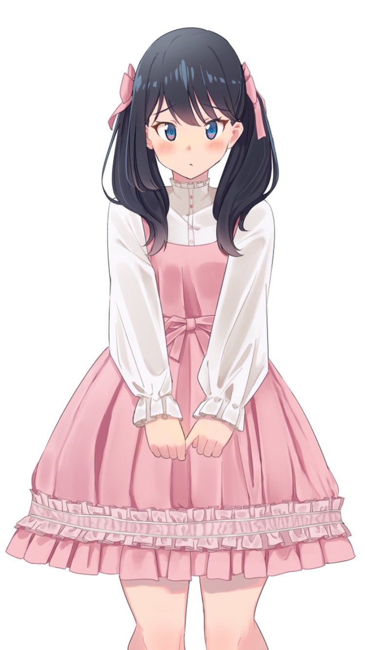 1girl, alternate_costume, alternate_hairstyle, arigiep, bangs, black_hair, blouse, blue_eyes