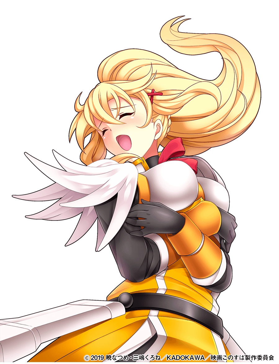1girl, armor, black_gloves, blonde_hair, bodysuit_under_clothes, braid, closed_eyes, cowboy_shot