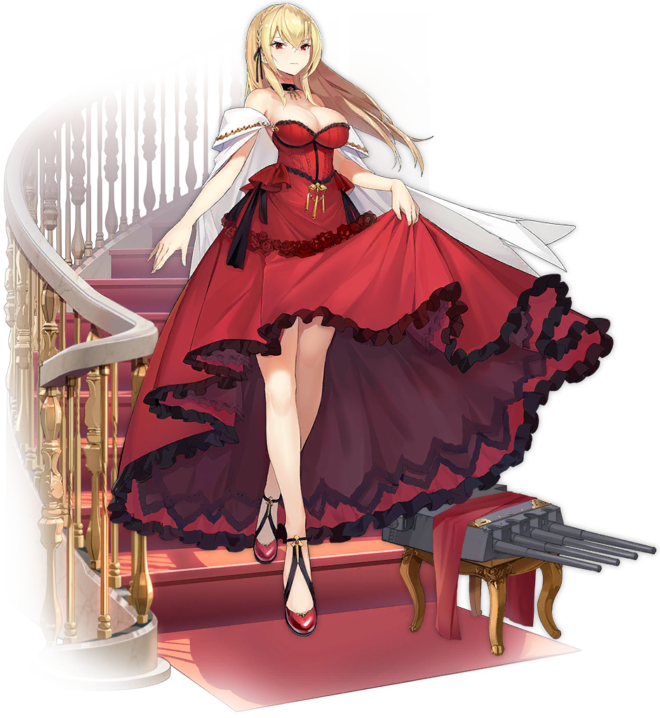 1girl, :d, alternative_costume, angry, anniversary, anthropomorphization, azur_lane, bangs