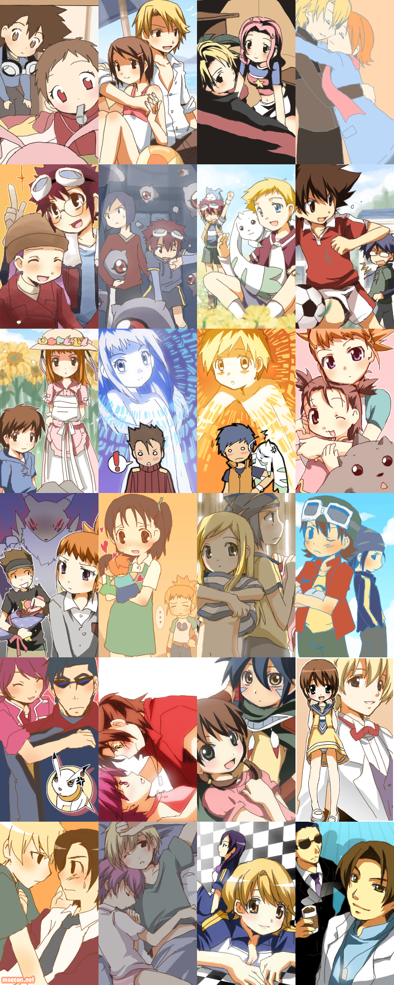 akiyama_ryou, digimon, ichijouji_ken, ishida_yamato, kanbara_takuya, kurot, li_jenrya, matsuda_takato
