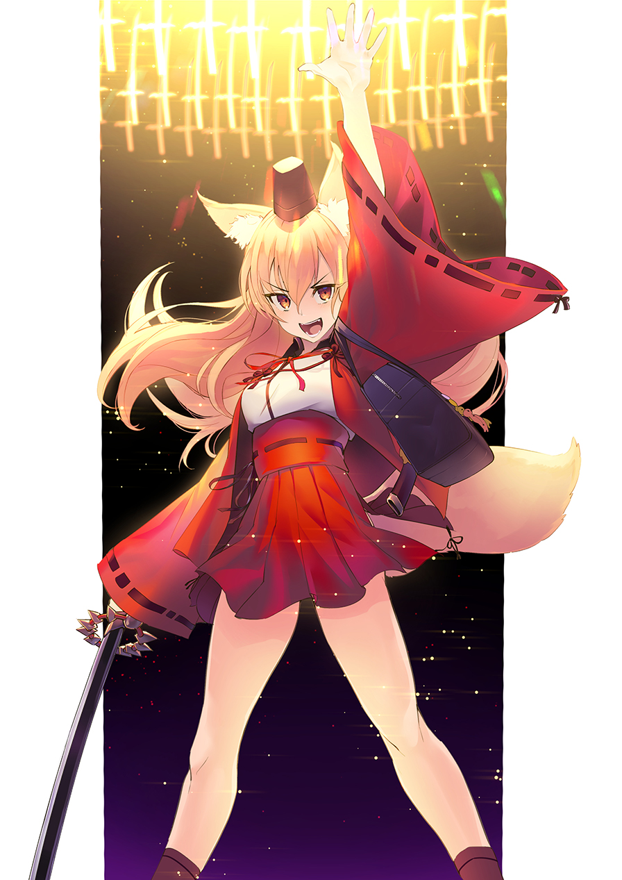 1girl, animal_ear_fluff, animal_ears, arm_up, bangs, blonde_hair, breasts, brown_eyes