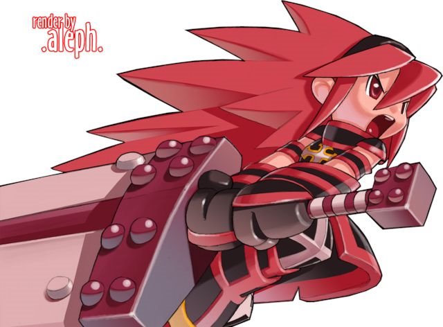 elesis, grand_chase, hairband, long_hair, red_eyes, red_hair, redhead, sword