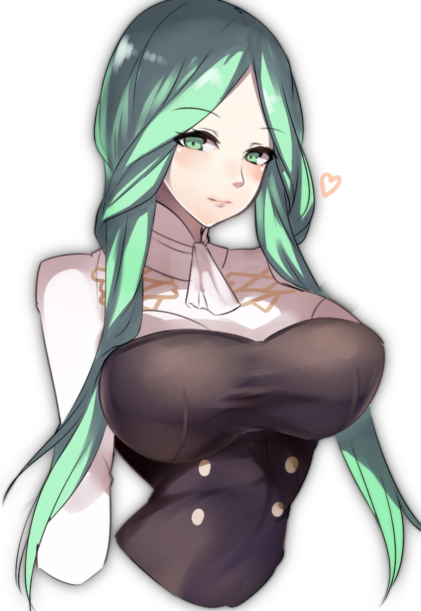 1girl, absurdres, breasts, closed_mouth, fire_emblem, fire_emblem:_three_houses, garreg_mach_monastery_uniform, green_eyes