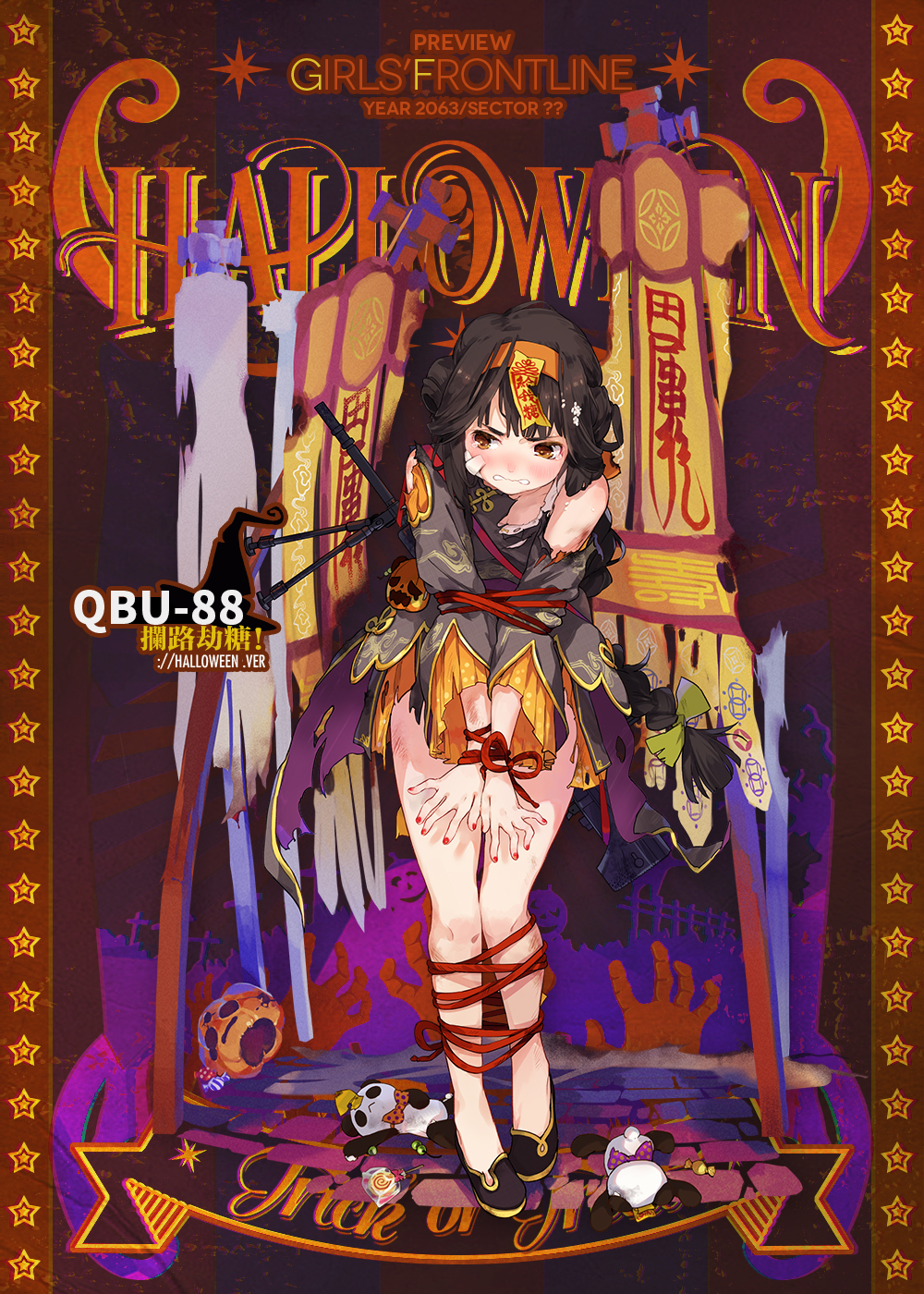 1girl, alternate_costume, bandaid, bandaid_on_face, bangs, bead_anklet, bead_bracelet, beads