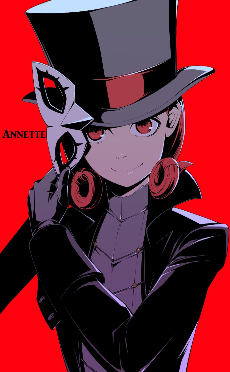 1girl, amamiya_ren, amamiya_ren_(cosplay), annette_fantine_dominic, atlus, character_name, closed_mouth, cosplay