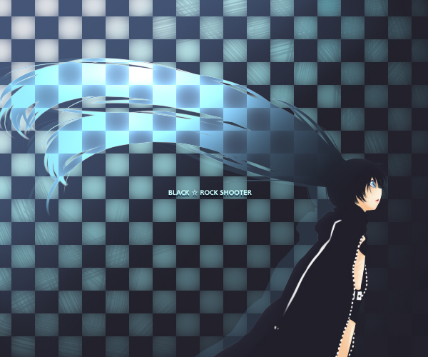 black&acirc;&tilde;&hellip;rock_shooter, black_rock_shooter, black_rock_shooter_(character), blue_eyes, solo, twintails