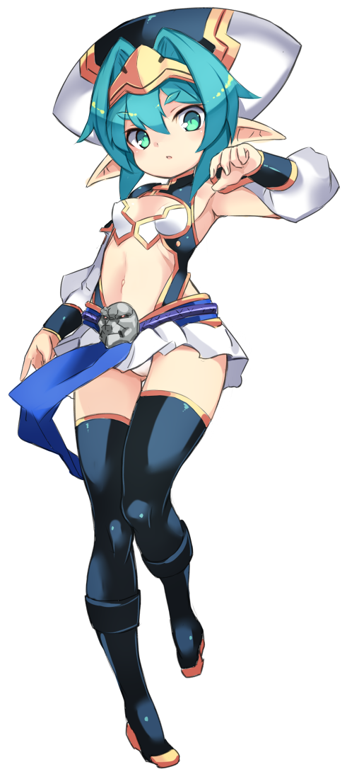 1girl, aqua_hair, armpits, ass_visible_through_thighs, bangs, black_footwear, black_legwear, black_leotard