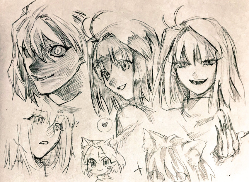 1girl, ahoge, animal_ears, antenna_hair, arcueid_brunestud, blonde_hair, blush, cat_ears