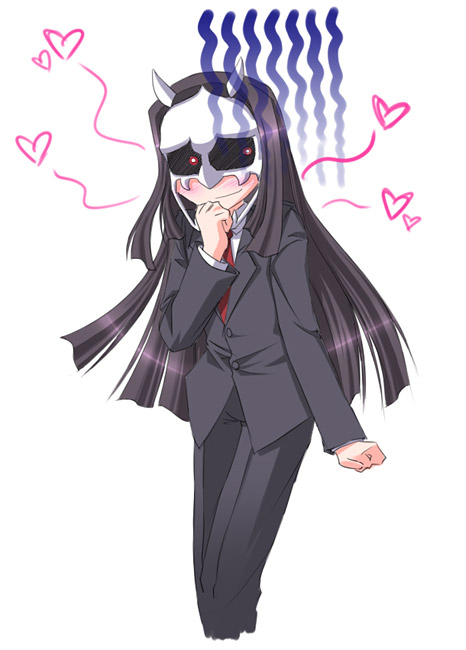 kirisaki_shiruku, kyouran_kazoku_nikki, mask, matatabi_(2ccp), shinigami, tuxedo