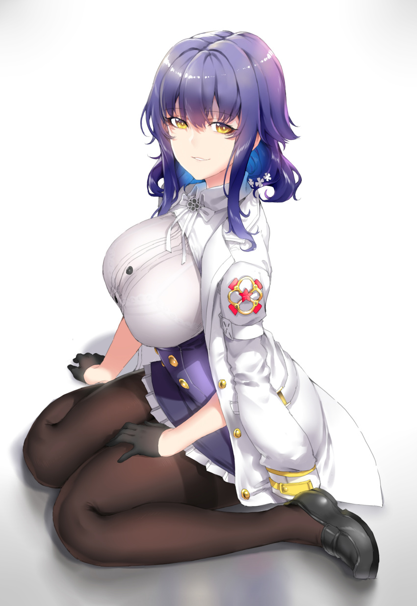 1girl, absurdres, azuma_(azur_lane), azur_lane, bangs, black_footwear, black_gloves, black_legwear