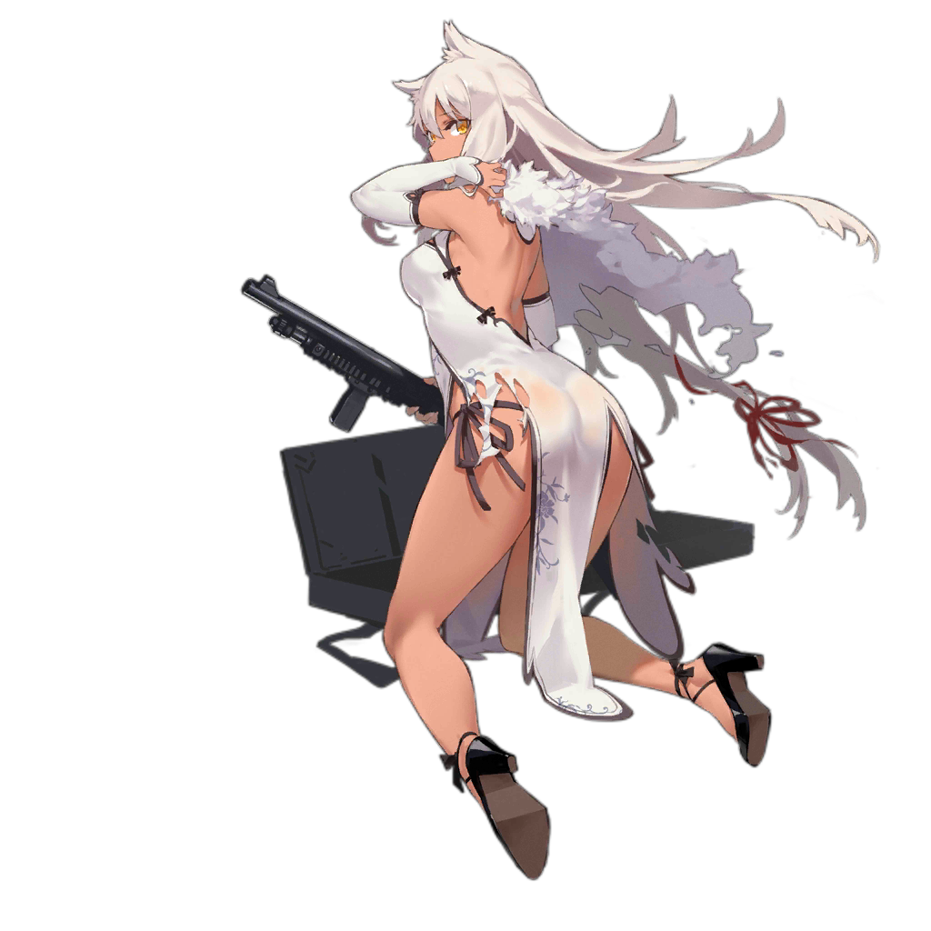 1girl, alternate_costume, animal_ears, arm_up, ass, bare_legs, breasts, china_dress