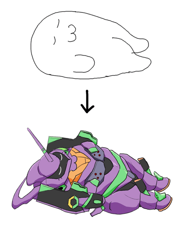 :3, aramaki, aramaki_scaltinof, bad_id, cheese-kun, code_geass, eva_01, neon_genesis_evangelion, sleeping, what