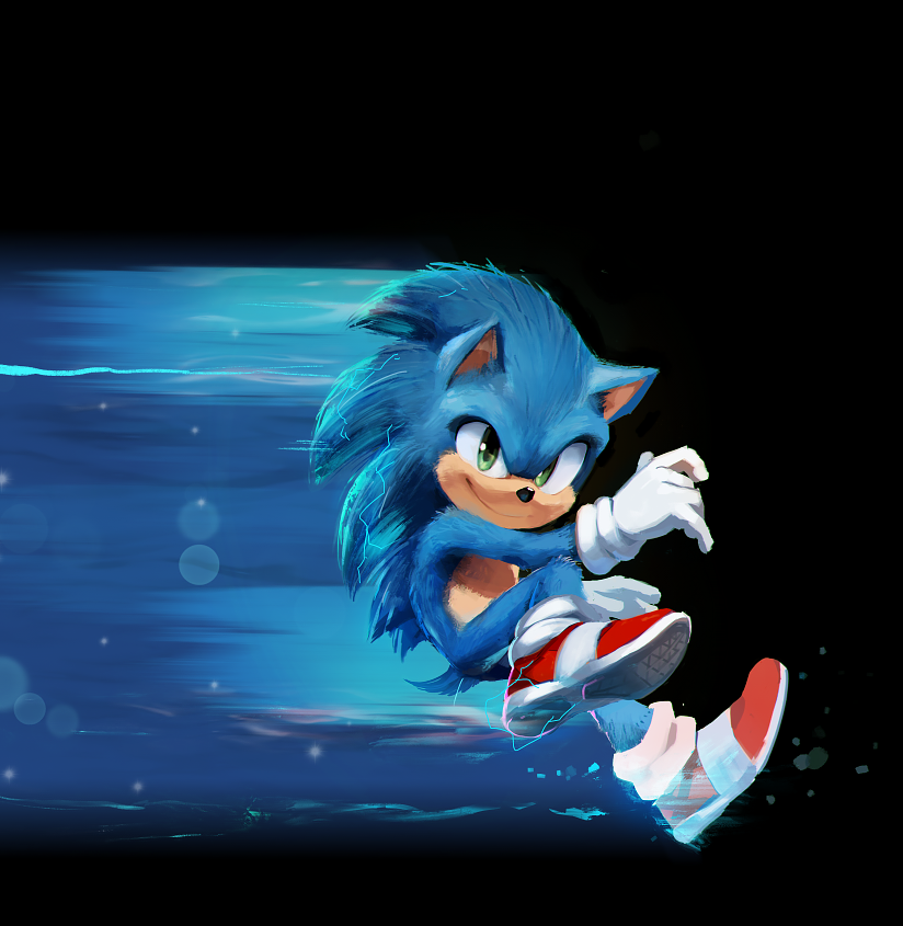 1boy, black_background, blue_spine, commentary, full_body, green_eyes, looking_at_viewer, male_focus