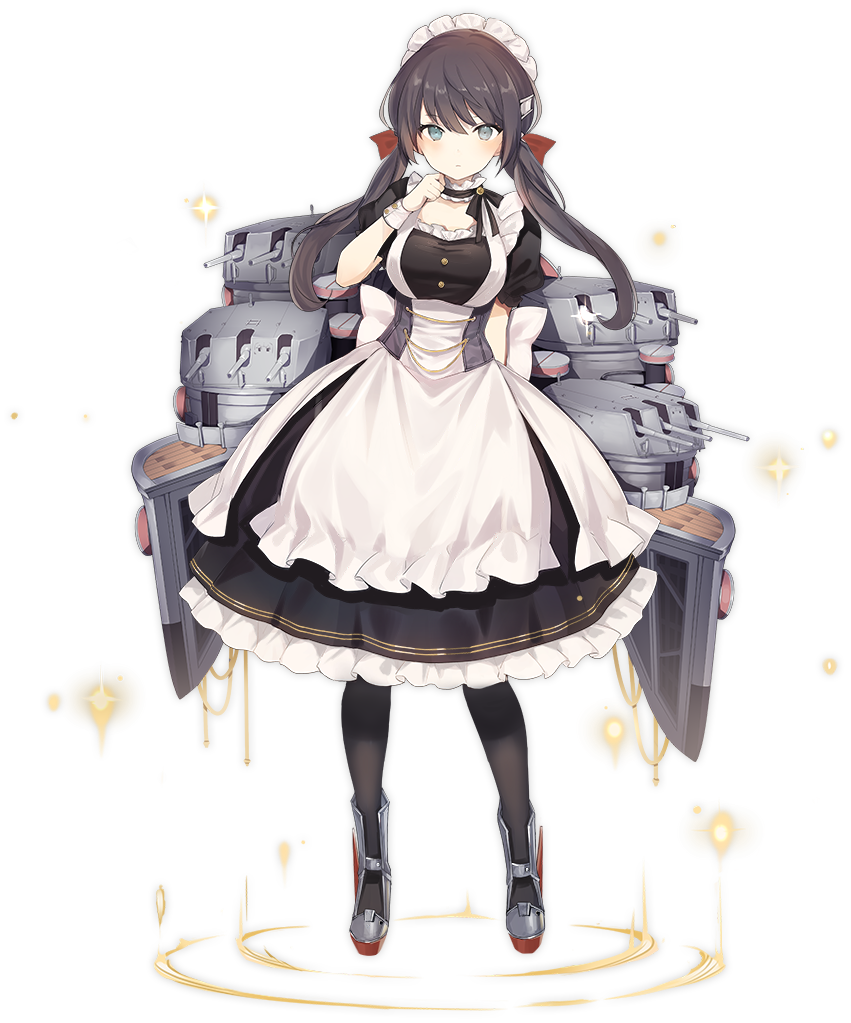 1girl, azur_lane, black_dress, black_hair, black_legwear, blue_eyes, breasts, choker