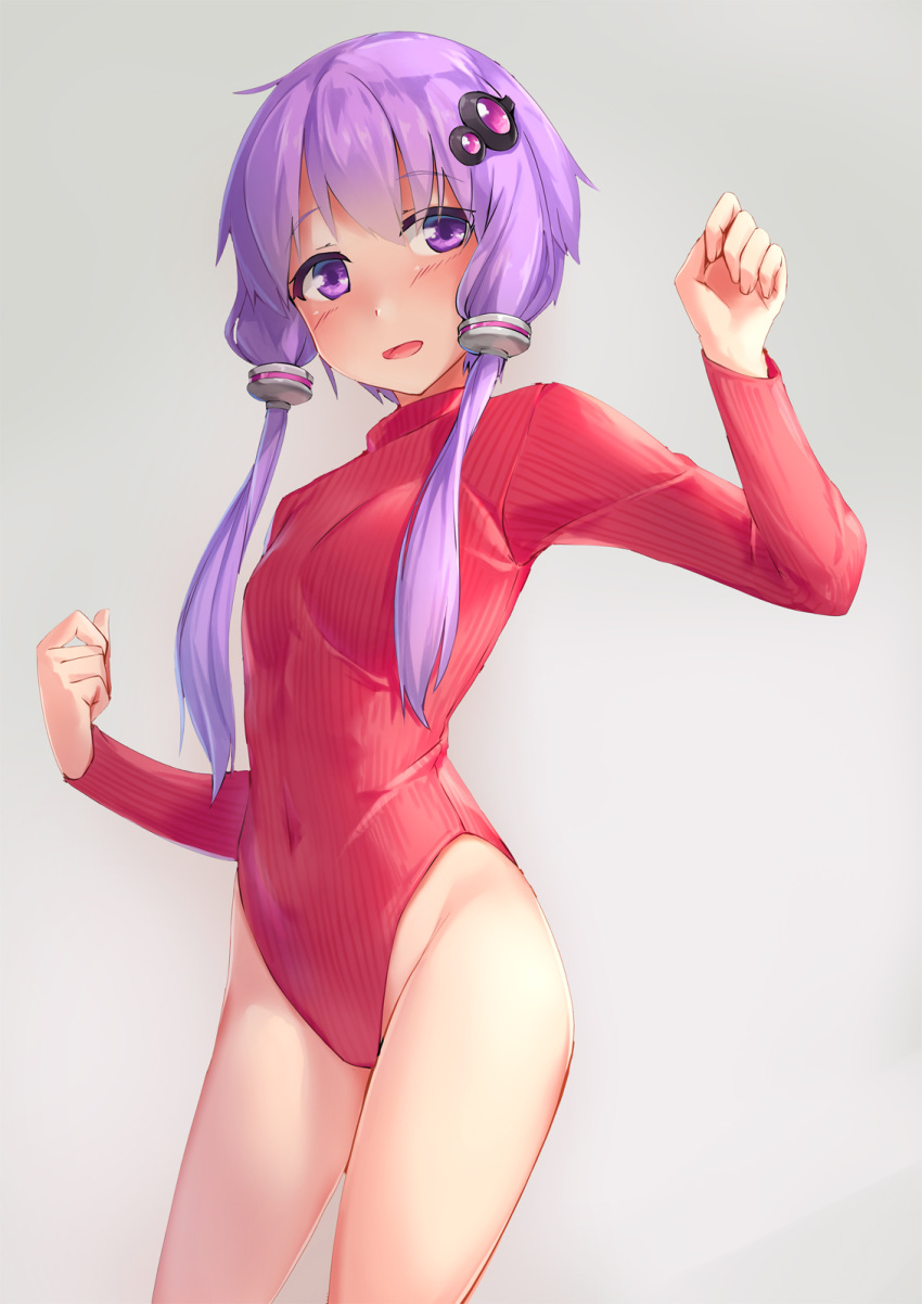 1girl, :d, alternate_costume, bangs, bare_hips, breasts, commentary_request, covered_navel
