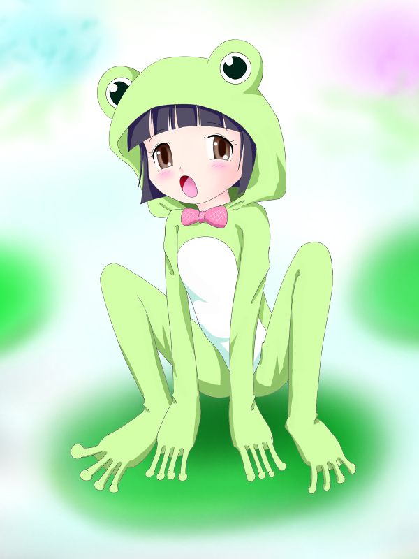 body_suit, bodysuit, frog, kanokon, osakabe_mio