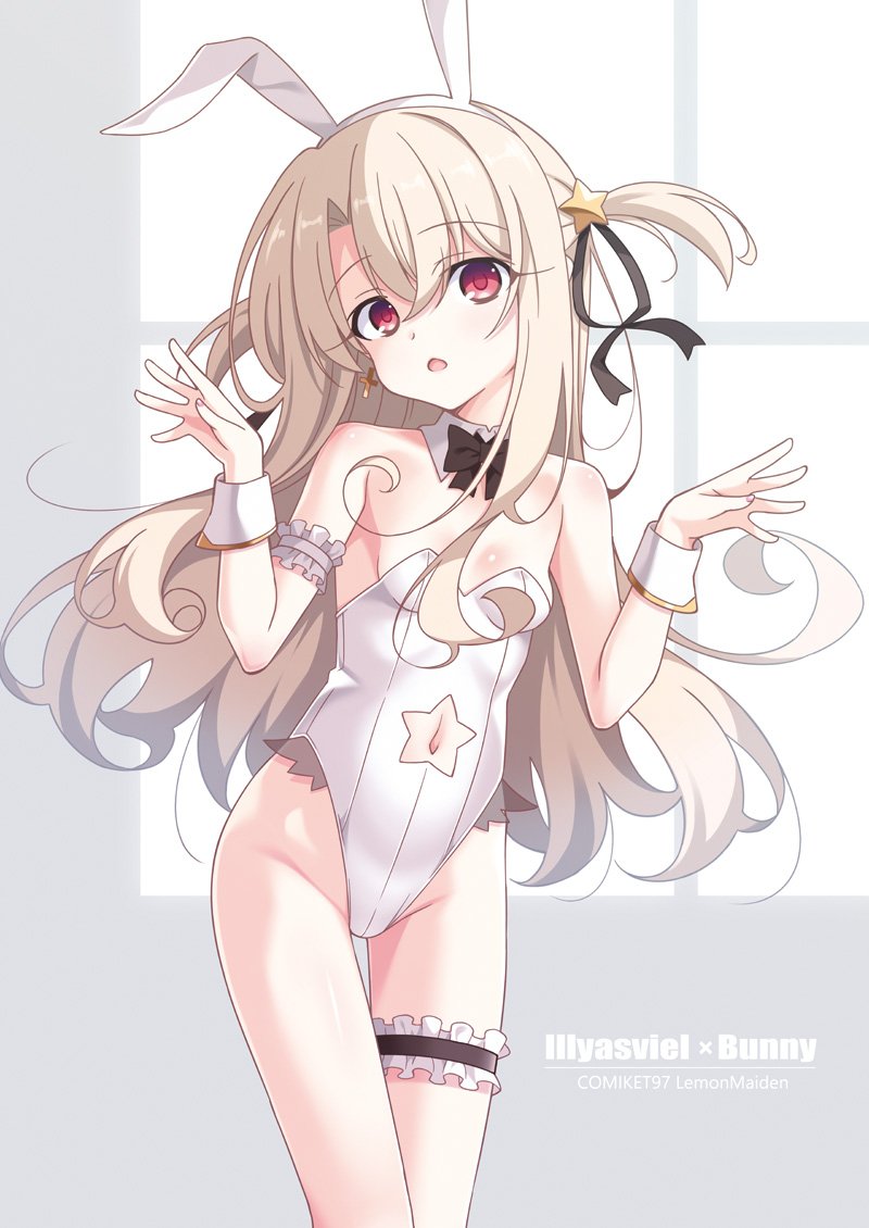 1girl, animal_ears, bangs, black_ribbon, breasts, brown_hair, bunny_girl, bunnysuit