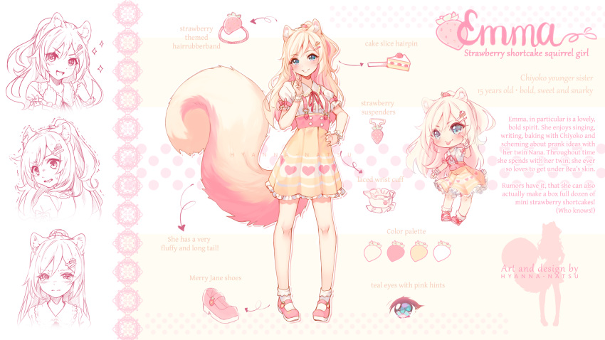 1girl, :d, :p, akanbe, animal_ear_fluff, animal_ears, artist_name, bangs