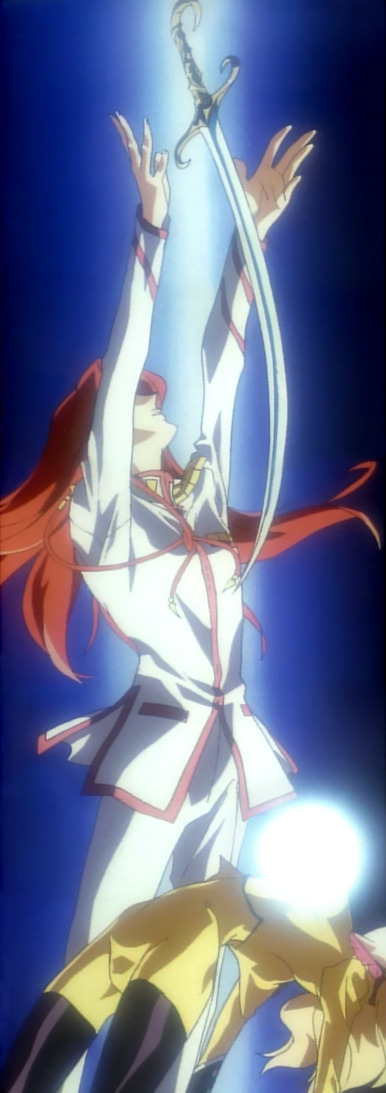 highres, kiryuu_nanami, kiryuu_touga, red_hair, redhead, revolutionary_girl_utena, shoujo_kakumei_utena, sword