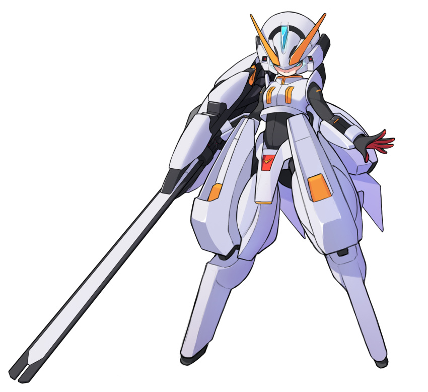 1girl, advance_of_zeta, armor, arms_at_sides, bodysuit, commentary_request, covered_eyes, crop_top