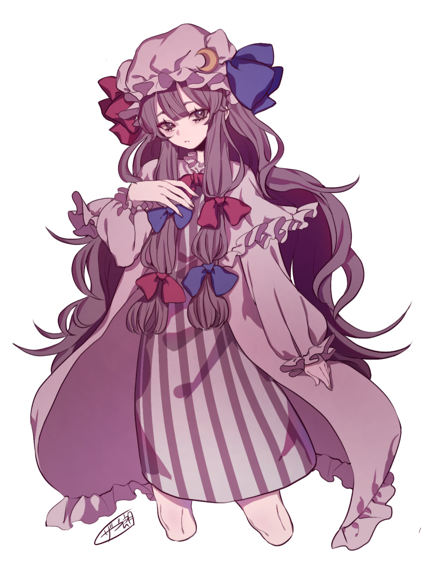 1girl, blue_bow, blue_ribbon, bow, bowtie, capelet, check_commentary, commentary_request