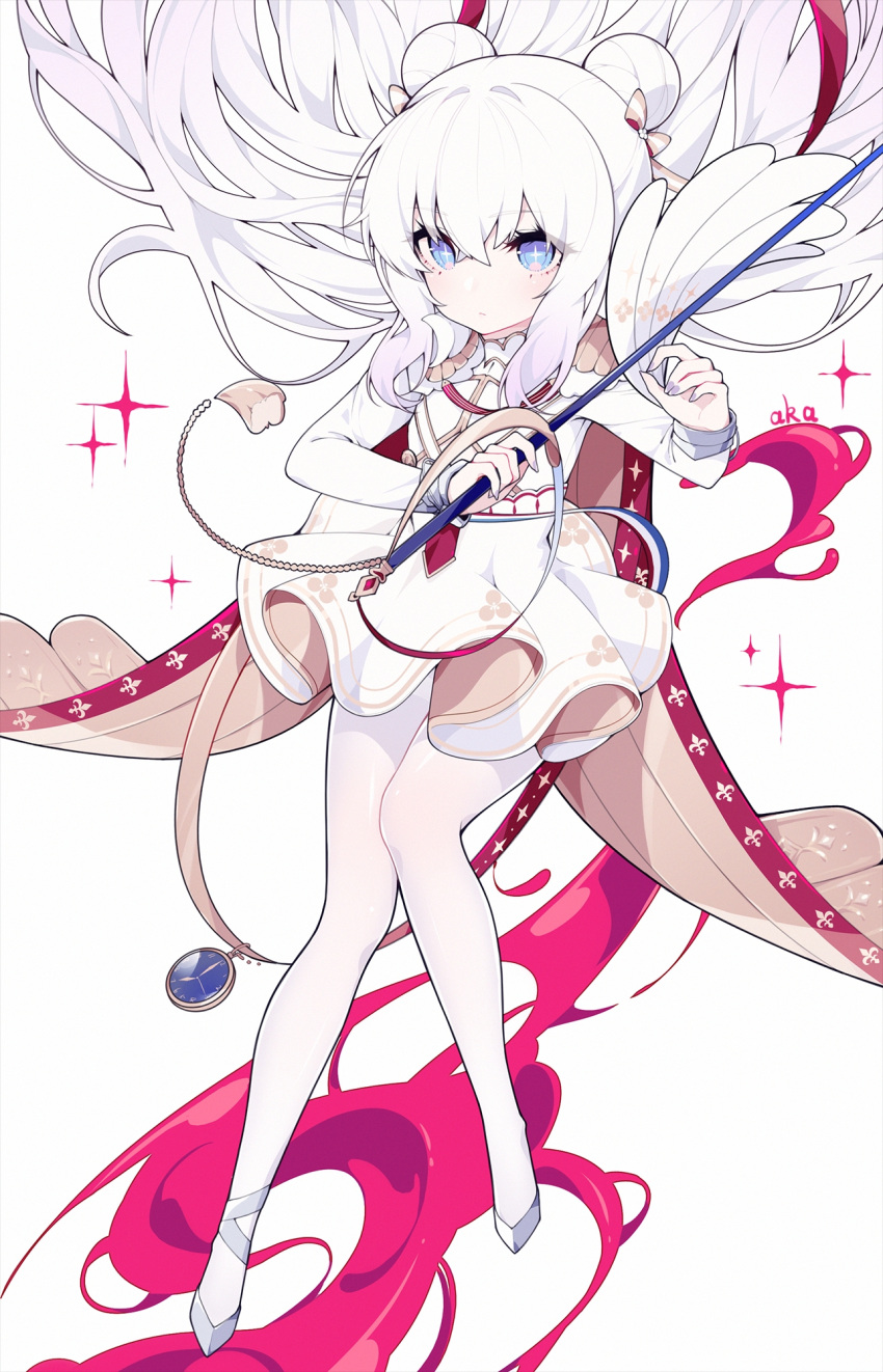 +_+, 1girl, azur_lane, bangs, blue_eyes, closed_mouth, double_bun, epaulettes