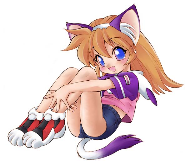 blue_eyes, brown_hair, cat_ears, cat_tail, ebifly, fushigi_mahou_fun_fun_pharmacy, popuri, shoes