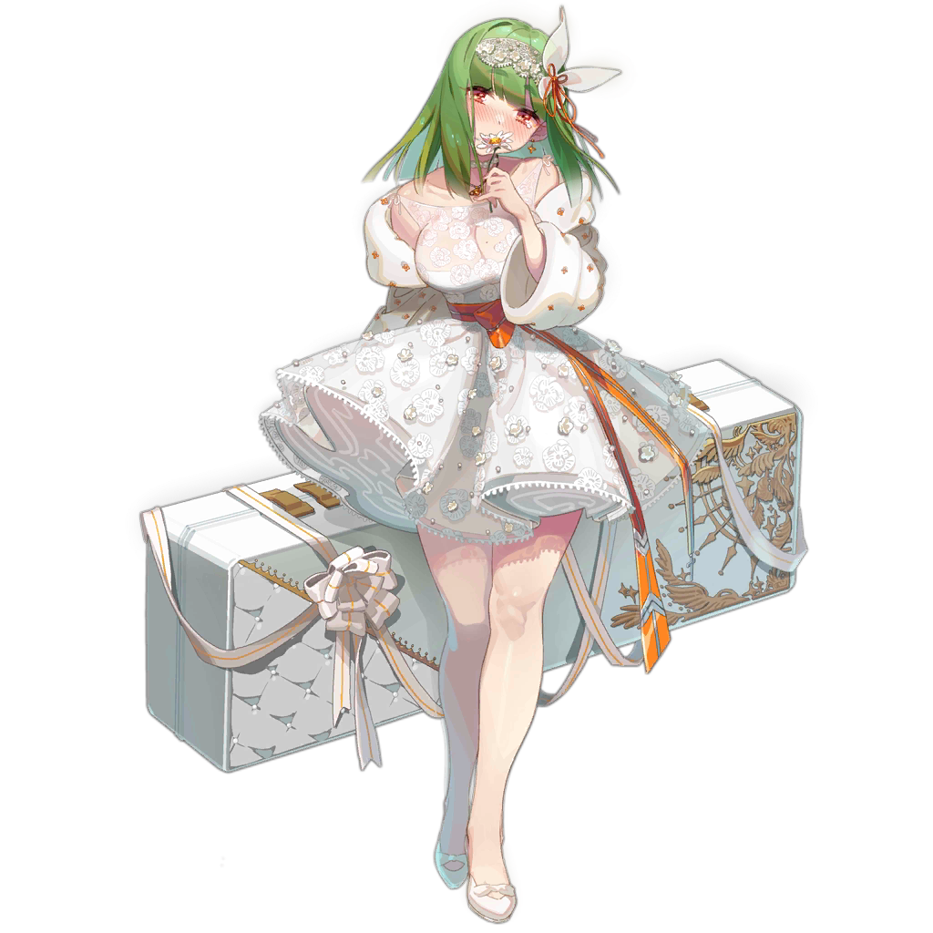 1girl, alternate_costume, alternate_hair_length, alternate_hairstyle, blush, breasts, choker, collarbone
