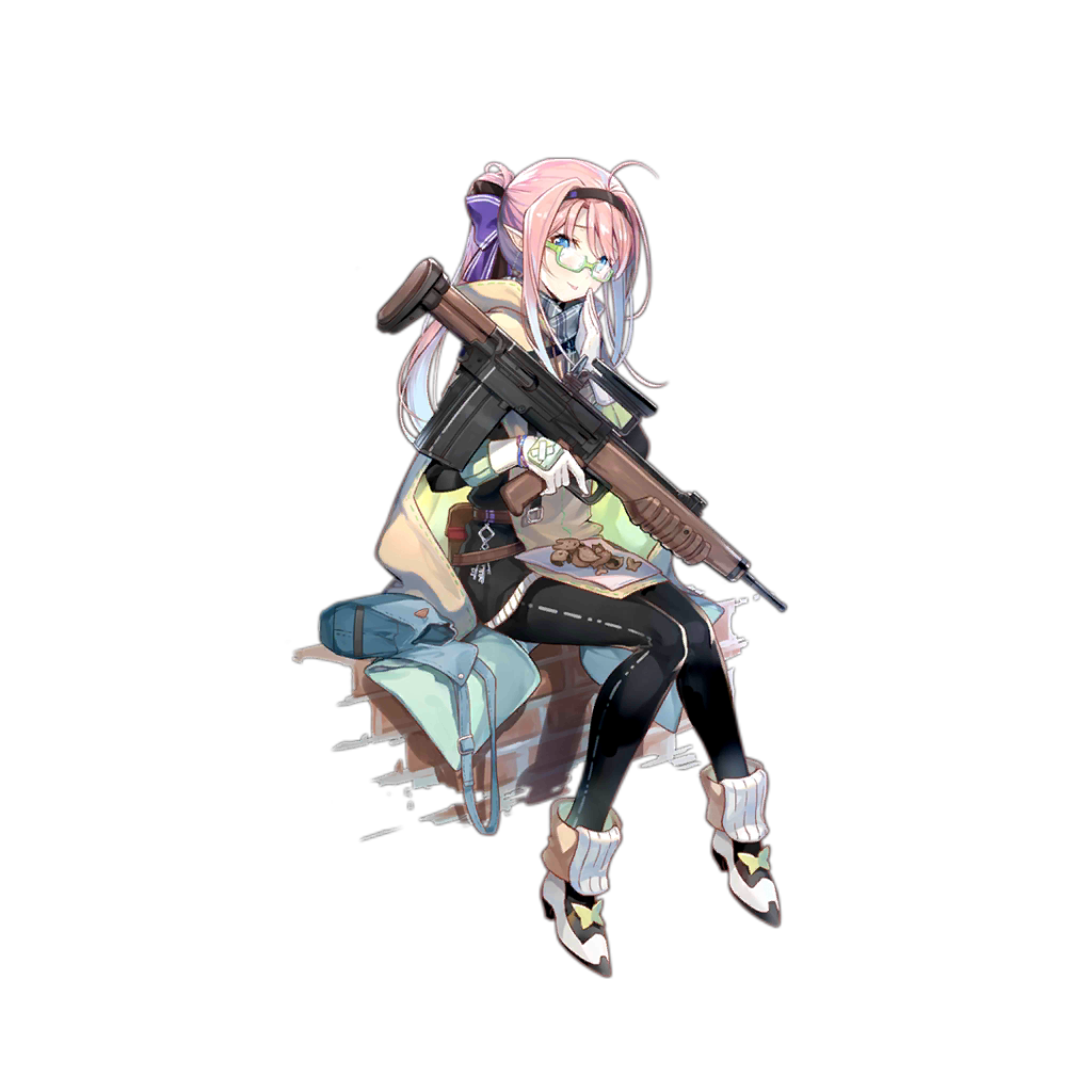 1girl, :p, ahoge, bag, bangs, belt, black_coat, black_pants