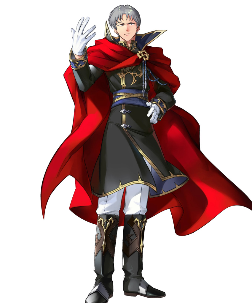 1boy, belt, boots, cape, fire_emblem, fire_emblem:_thracia_776, fire_emblem_heroes, full_body