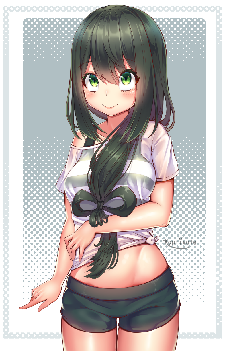 1girl, artist_name, asui_tsuyu, bangs, black_eyes, black_hair, blush, boku_no_hero_academia