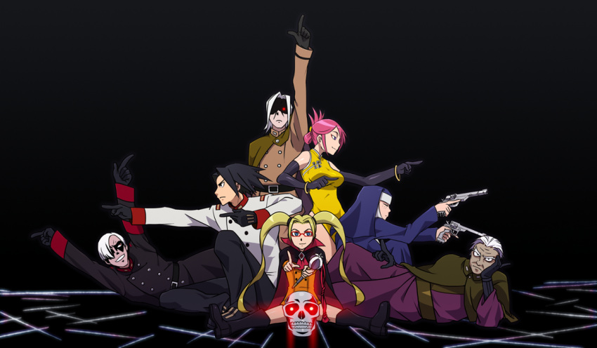 adler, akatsuki_(akatsuki_blitzkampf), akatsuki_blitzkampf, anonym, black_hair, blitztank, blonde_hair, censored