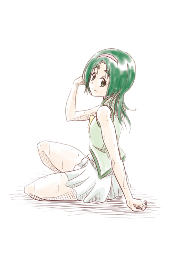 1girl, adapted_costume, akimoto_komachi, closed_mouth, cosplay, cure_mint, cure_mint_(cosplay), full_body
