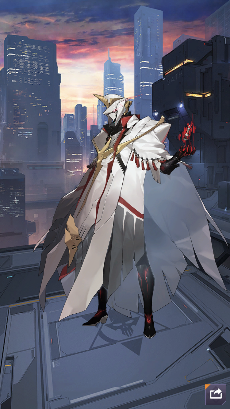 1boy, armor, artist_request, black_armor, bodysuit, breastplate, byron_(iron_saga), cape, city, cloak, coat, collar, full_body, hat, helmet, highres, iron_saga, jewelry, neon_trim, official_art, official_style, peaked_cap, pilot, pilot_helmet, pilot_suit, pilot_uniform, robot_ears, solo, uniform