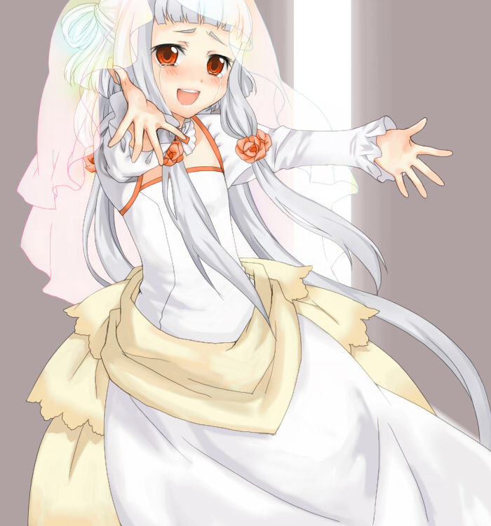 blush, bridal_veil, bride, child, code_geass, dress, flat_chest, happy