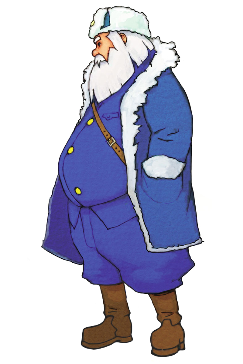 advance_wars, advance_wars:_dual_strike, beard, black_eyes, boots, coat, facial_hair, fur_hat