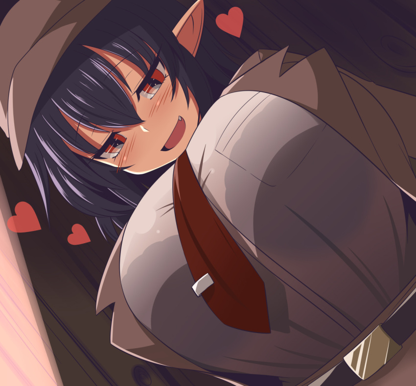 1girl, belt, belt_buckle, black_hair, blush, bra, bralines, breasts