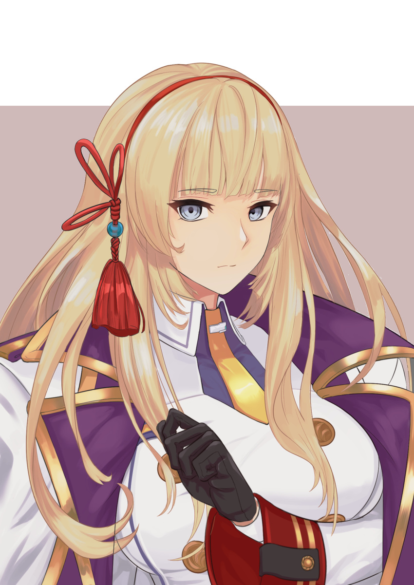 1girl, bangs, black_gloves, blonde_hair, blue_eyes, blunt_bangs, breasts, ett01024