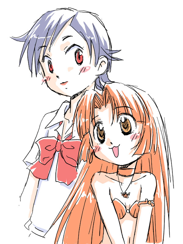 bangs, blood+, blunt_bangs, crossover, donkey_(artist), kitamura_eri, mermaid, mermaid_melody_pichi_pichi_pitch