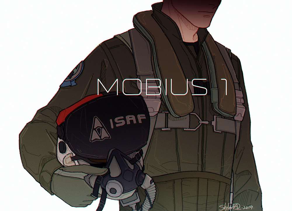 1boy, ace_combat, ace_combat_04, character_name, faceless, faceless_male, gloves, holding
