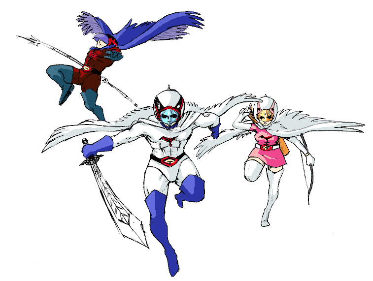 cecil_harvey, cosplay, final_fantasy, final_fantasy_iv, gatchaman, joe_the_condor, joe_the_condor_(cosplay), jun_the_swan
