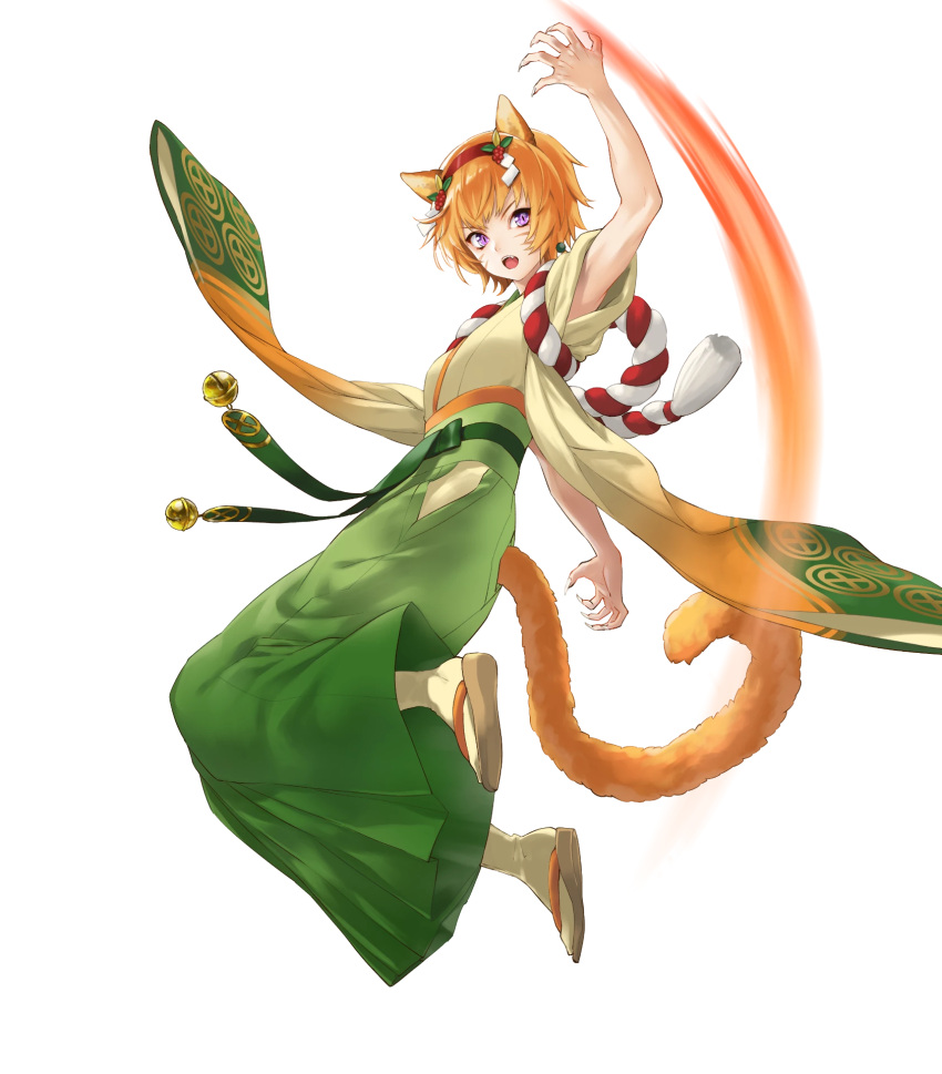 animal_ears, bangs, bell, cat_ears, cat_tail, facial_mark, fire_emblem, fire_emblem:_path_of_radiance