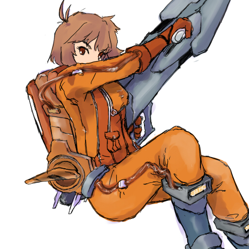 baraduke, brown_hair, namco, short_hair, toby_masuyo