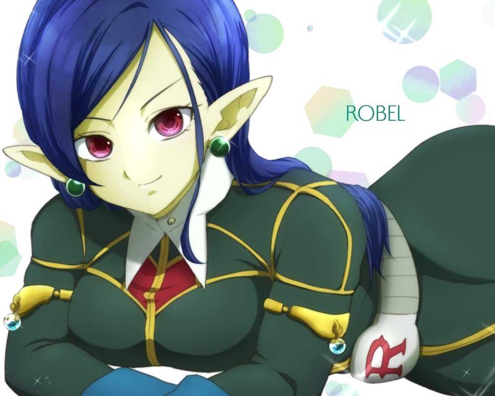 1girl, belt, blue_hair, breast_press, breasts, demon_girl, dragon_ball, dragon_ball_heroes